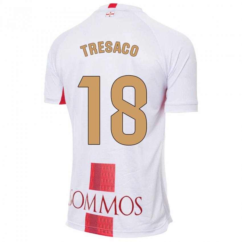 Kinder Rafa Tresaco #18 Weiß Auswärtstrikot Trikot 2023/24 T-Shirt Österreich