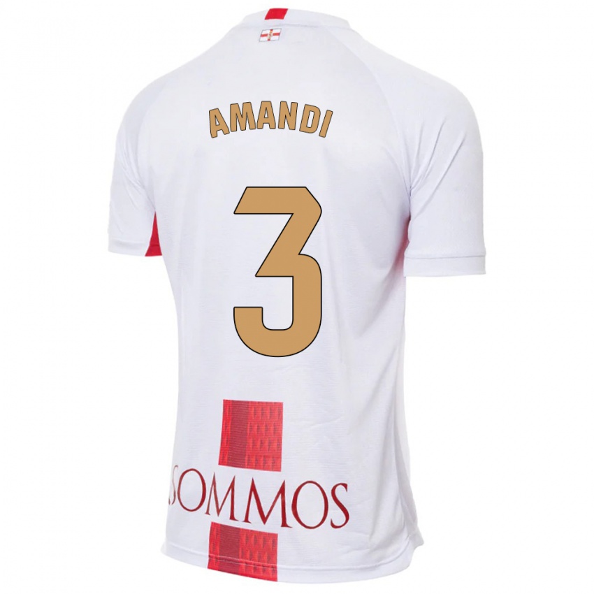 Kinder Iván Amandi #3 Weiß Auswärtstrikot Trikot 2023/24 T-Shirt Österreich