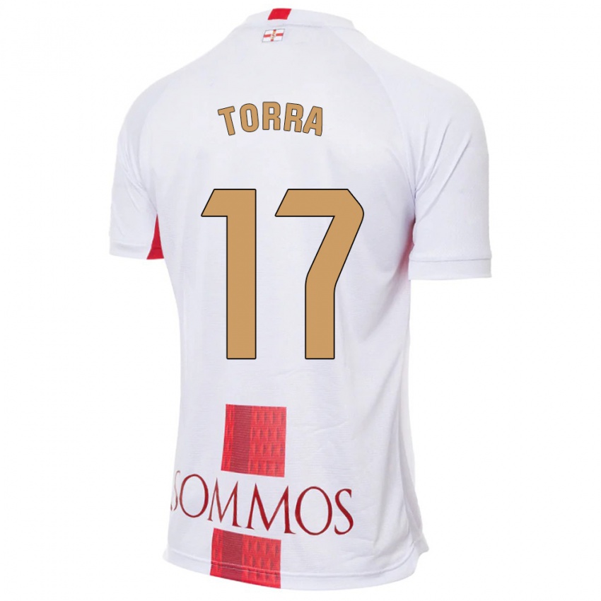 Kinder Marc Torra #17 Weiß Auswärtstrikot Trikot 2023/24 T-Shirt Österreich