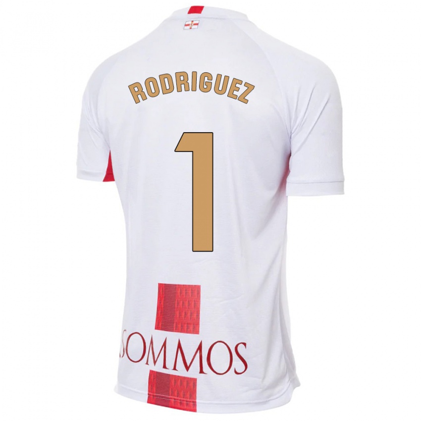 Kinder Nuria Rodríguez #1 Weiß Auswärtstrikot Trikot 2023/24 T-Shirt Österreich