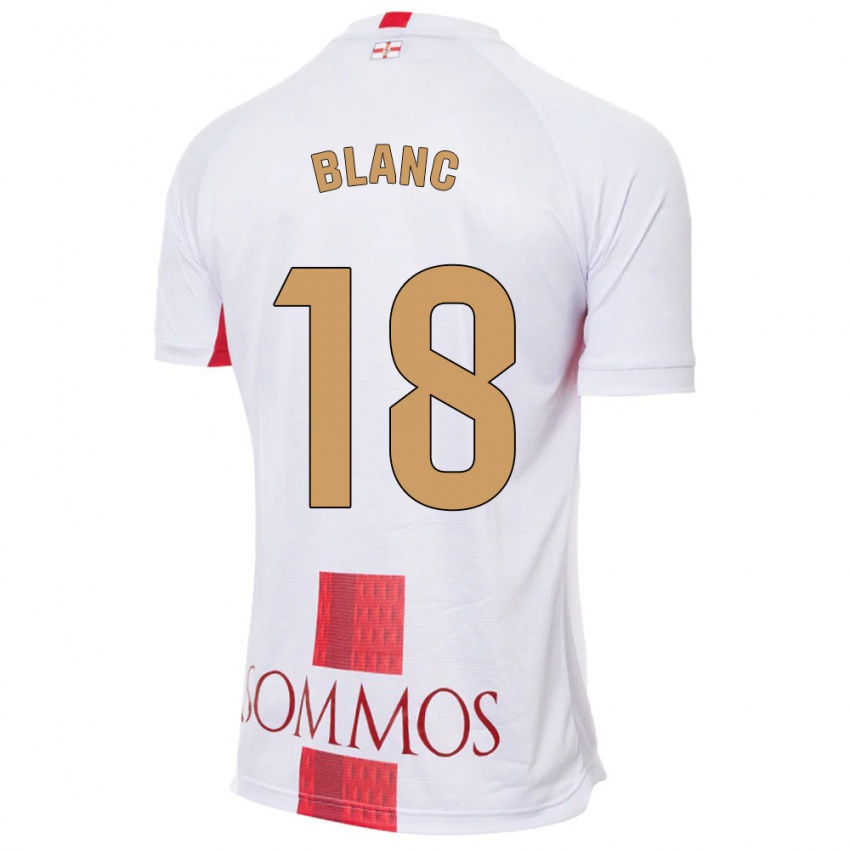 Kinder Laia Blanc #18 Weiß Auswärtstrikot Trikot 2023/24 T-Shirt Österreich