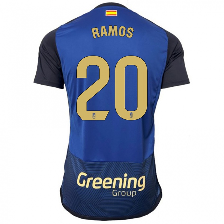 Kinder Lucía Ramos #20 Marine Auswärtstrikot Trikot 2023/24 T-Shirt Österreich