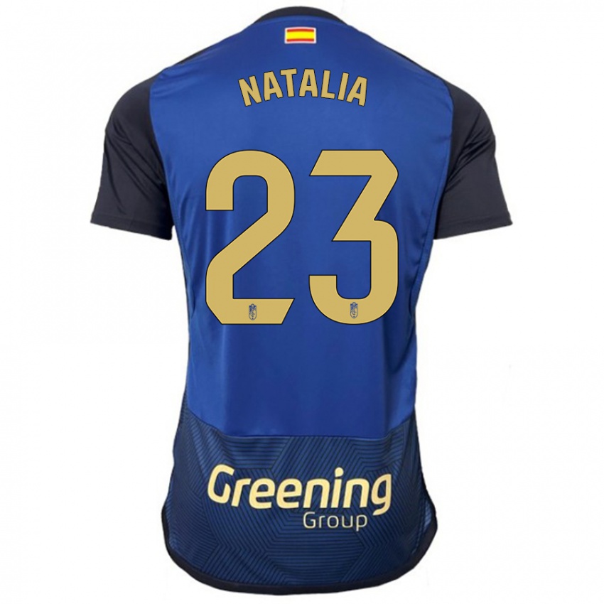 Kinder Natalia #23 Marine Auswärtstrikot Trikot 2023/24 T-Shirt Österreich