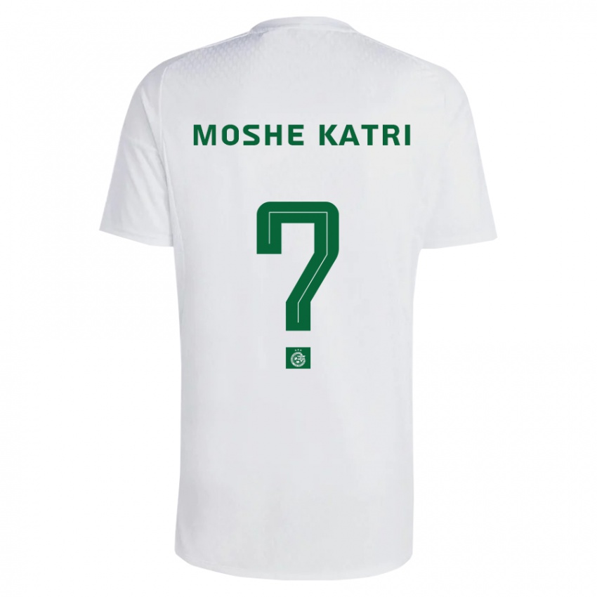 Kinder Roy Moshe Katri #0 Grün Blau Auswärtstrikot Trikot 2023/24 T-Shirt Österreich