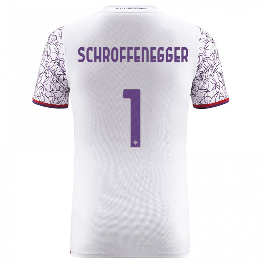 Kinder Katja Schroffenegger #1 Weiß Auswärtstrikot Trikot 2023/24 T-Shirt Österreich