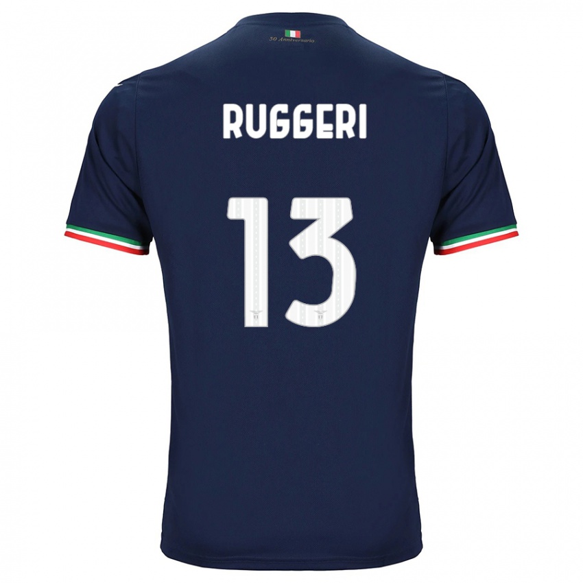 Kinder Fabio Ruggeri #13 Marine Auswärtstrikot Trikot 2023/24 T-Shirt Österreich