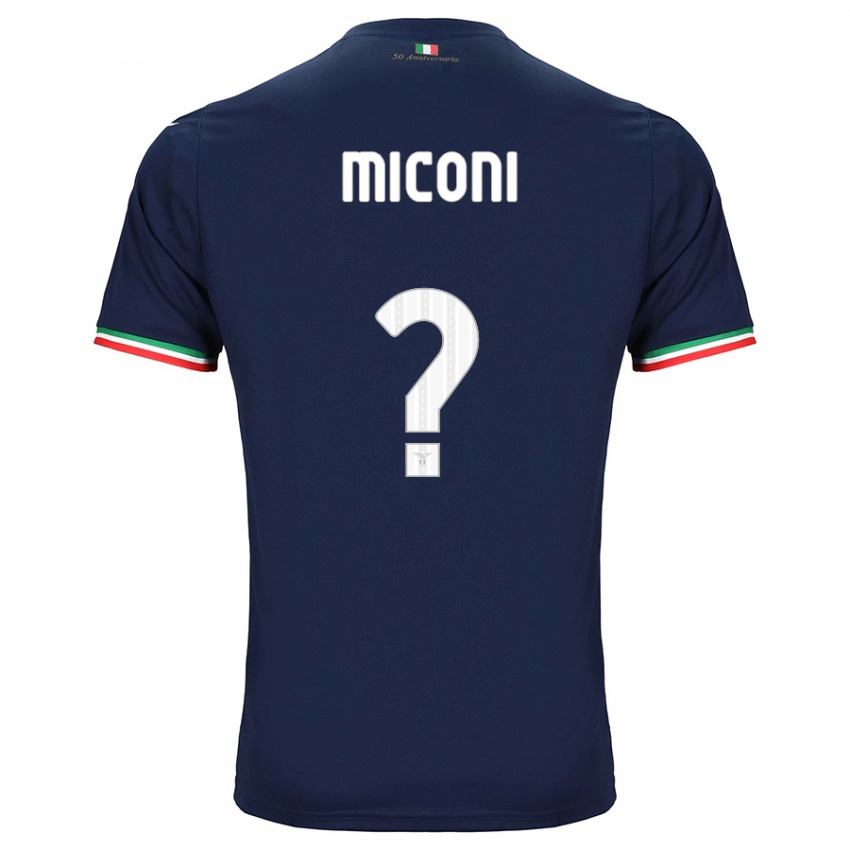 Kinder Lorenzo Miconi #0 Marine Auswärtstrikot Trikot 2023/24 T-Shirt Österreich