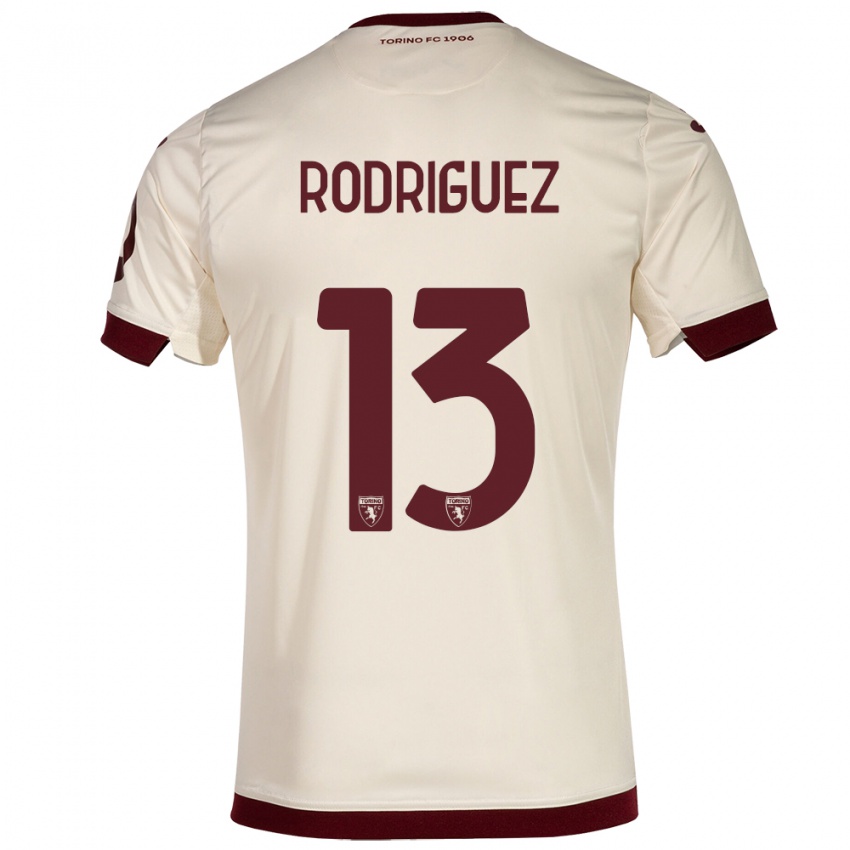 Kinder Ricardo Rodríguez #13 Sekt Auswärtstrikot Trikot 2023/24 T-Shirt Österreich