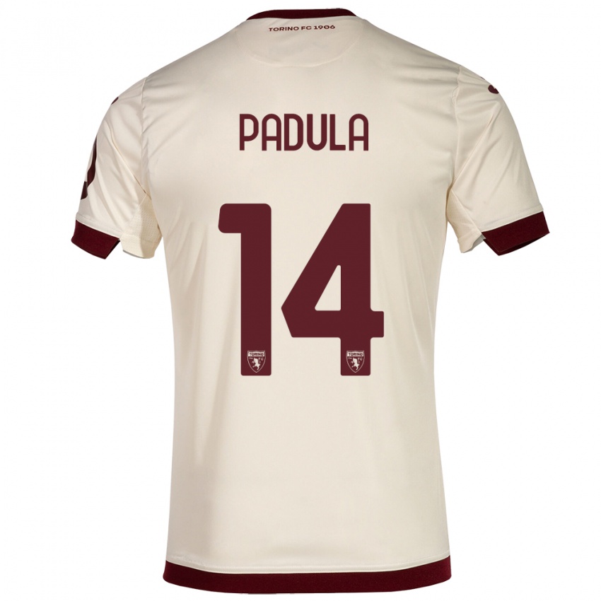Kinder Cristian Padula #14 Sekt Auswärtstrikot Trikot 2023/24 T-Shirt Österreich