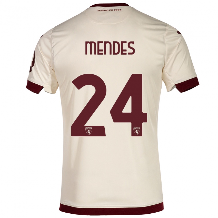 Kinder Rodrigo Mendes #24 Sekt Auswärtstrikot Trikot 2023/24 T-Shirt Österreich