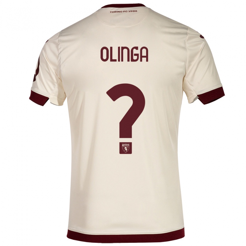 Kinder Kenny Olinga #0 Sekt Auswärtstrikot Trikot 2023/24 T-Shirt Österreich