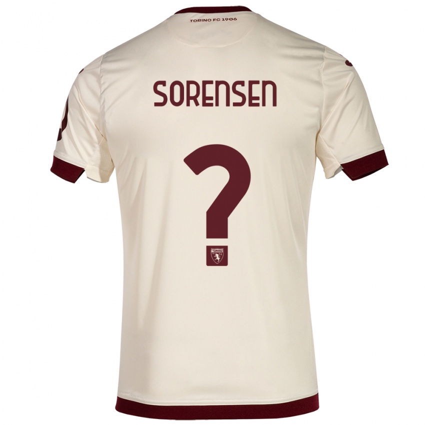 Kinder Ben Sørensen #0 Sekt Auswärtstrikot Trikot 2023/24 T-Shirt Österreich