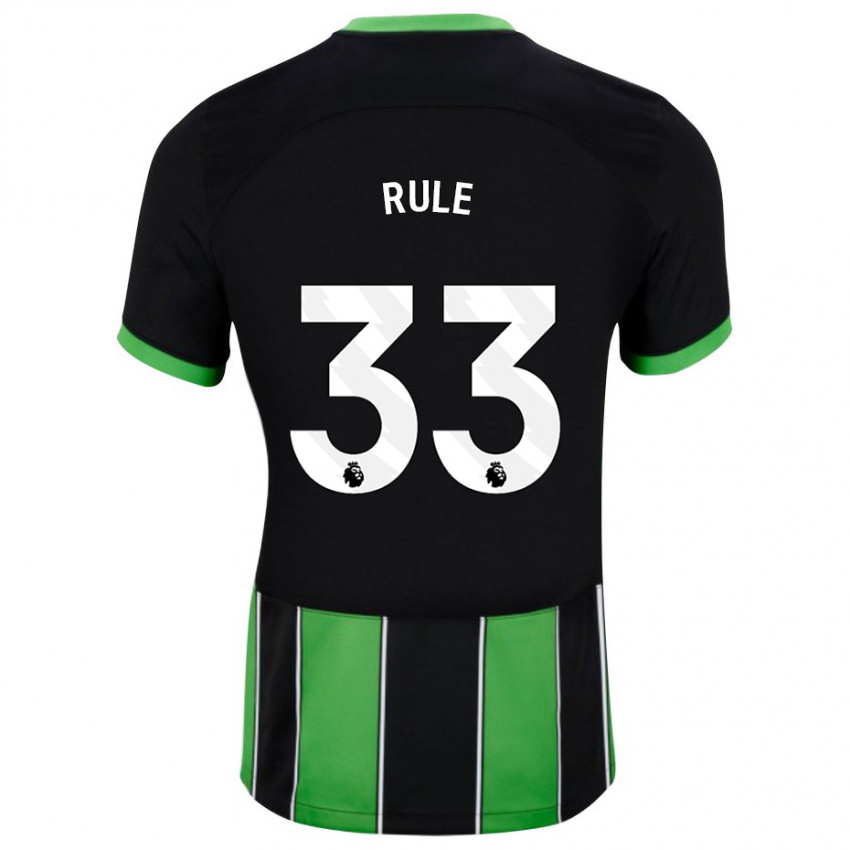 Kinder Charlize Jayde Rule #33 Schwarz Grün Auswärtstrikot Trikot 2023/24 T-Shirt Österreich