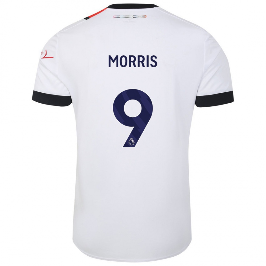 Kinder Carlton Morris #9 Weiß Auswärtstrikot Trikot 2023/24 T-Shirt Österreich
