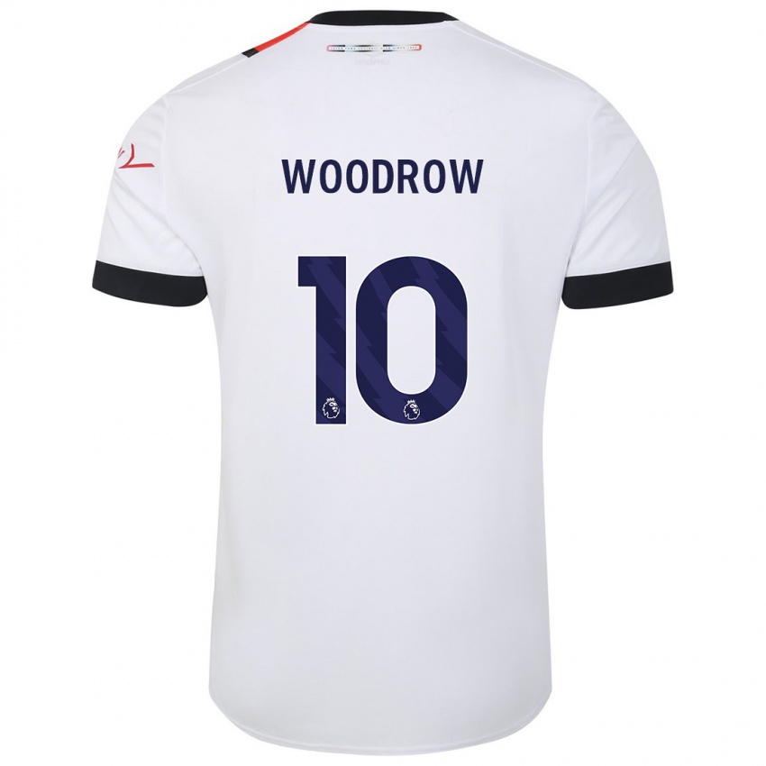 Kinder Cauley Woodrow #10 Weiß Auswärtstrikot Trikot 2023/24 T-Shirt Österreich