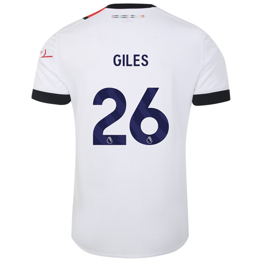 Kinder Ryan Giles #26 Weiß Auswärtstrikot Trikot 2023/24 T-Shirt Österreich