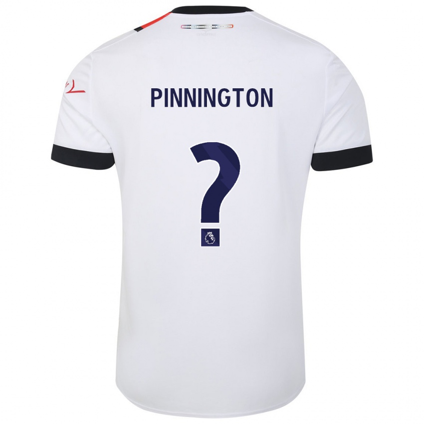 Kinder Jacob Pinnington #0 Weiß Auswärtstrikot Trikot 2023/24 T-Shirt Österreich