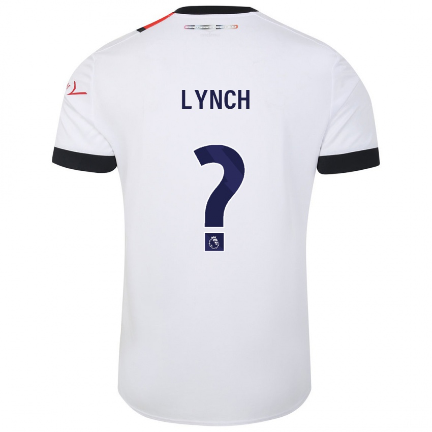 Kinder Oliver Lynch #0 Weiß Auswärtstrikot Trikot 2023/24 T-Shirt Österreich