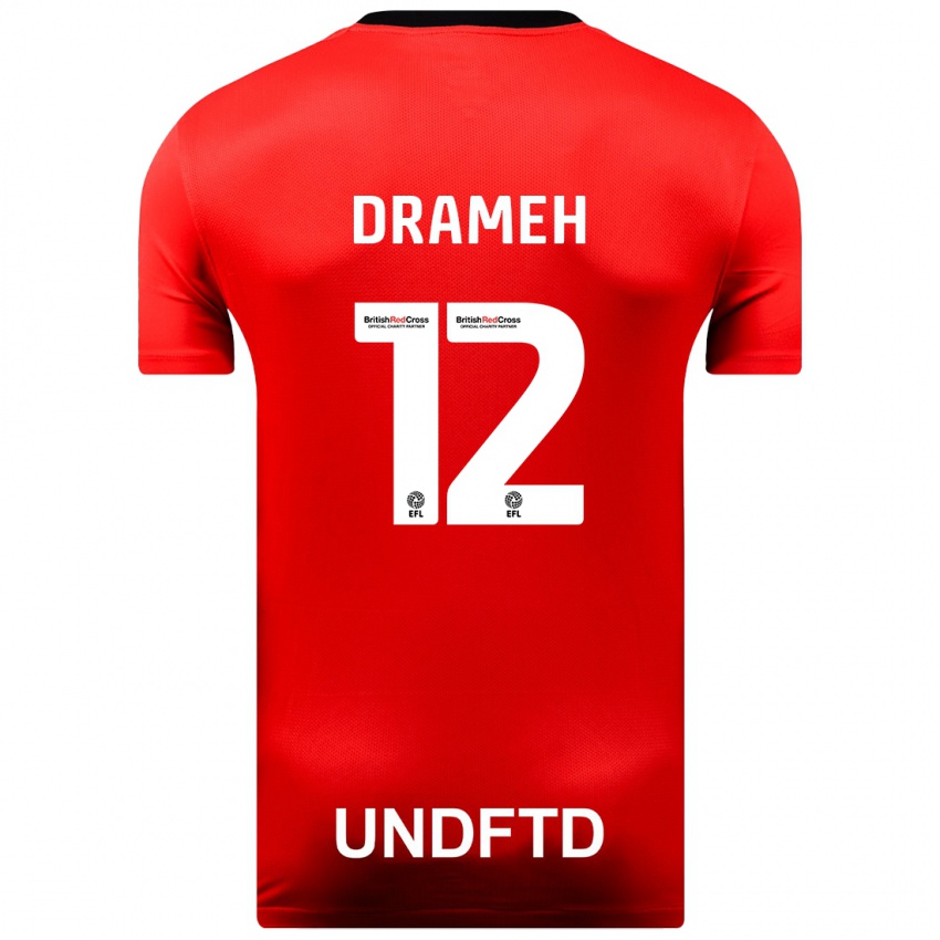 Kinder Cody Drameh #12 Rot Auswärtstrikot Trikot 2023/24 T-Shirt Österreich