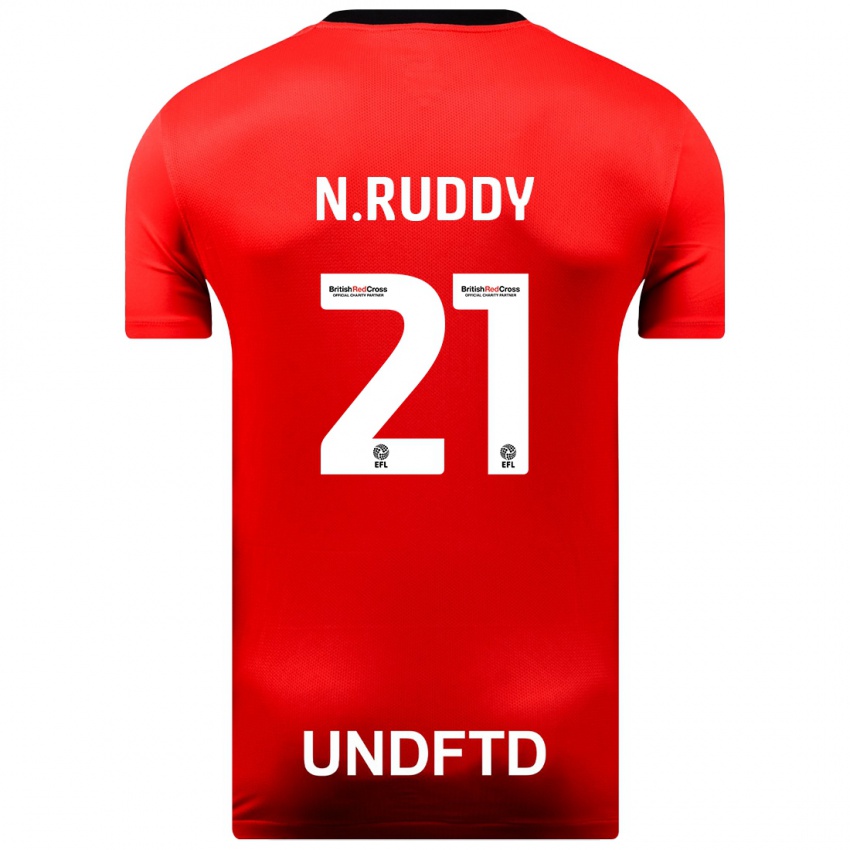 Kinder John Ruddy #21 Rot Auswärtstrikot Trikot 2023/24 T-Shirt Österreich