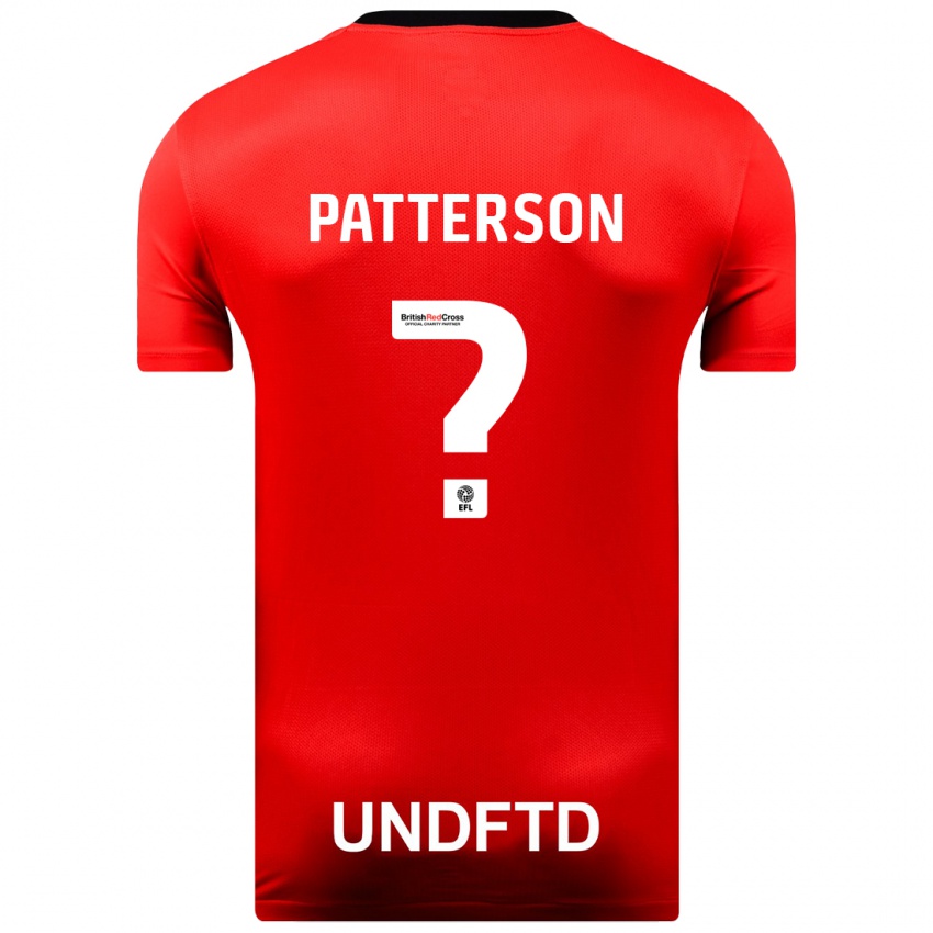 Kinder Rico Patterson #0 Rot Auswärtstrikot Trikot 2023/24 T-Shirt Österreich