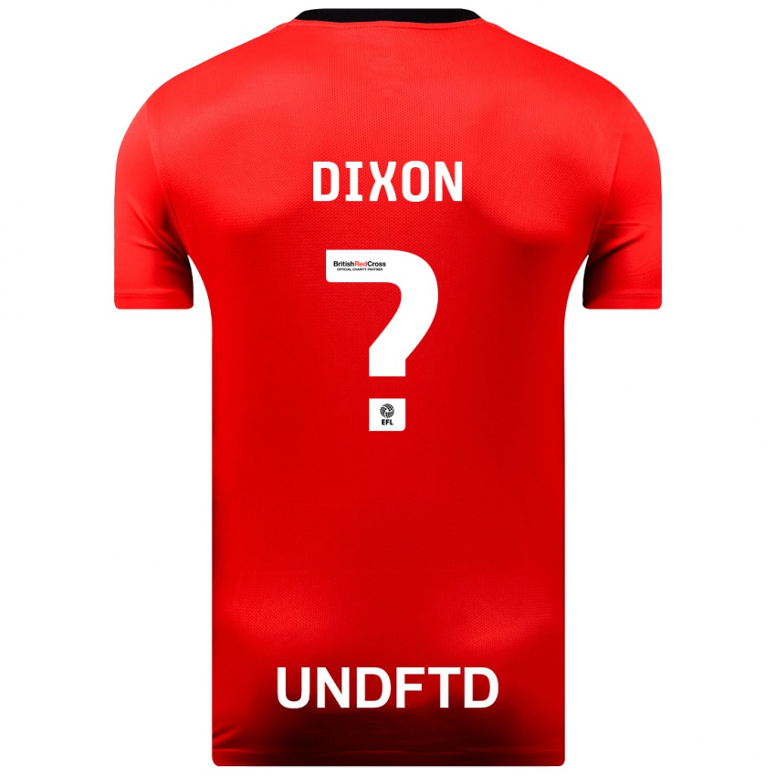 Kinder Junior Dixon #0 Rot Auswärtstrikot Trikot 2023/24 T-Shirt Österreich