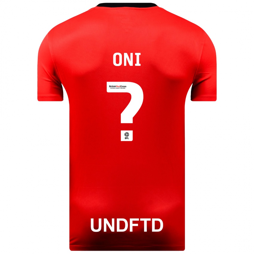 Kinder Ifeoluwa Oni #0 Rot Auswärtstrikot Trikot 2023/24 T-Shirt Österreich