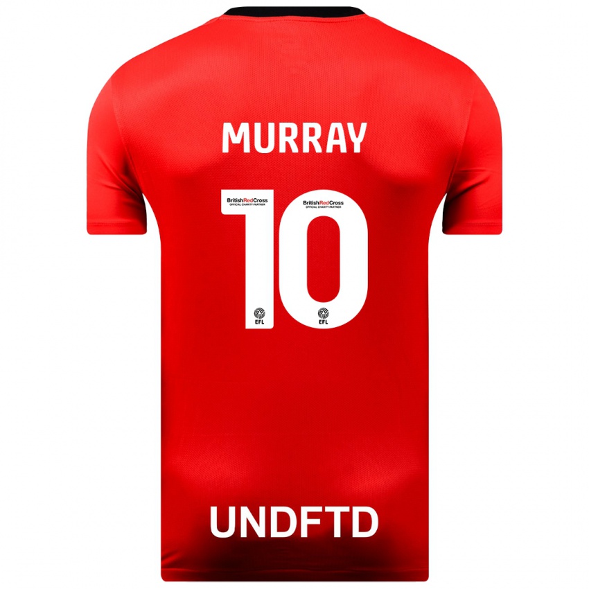 Kinder Christie Murray #10 Rot Auswärtstrikot Trikot 2023/24 T-Shirt Österreich