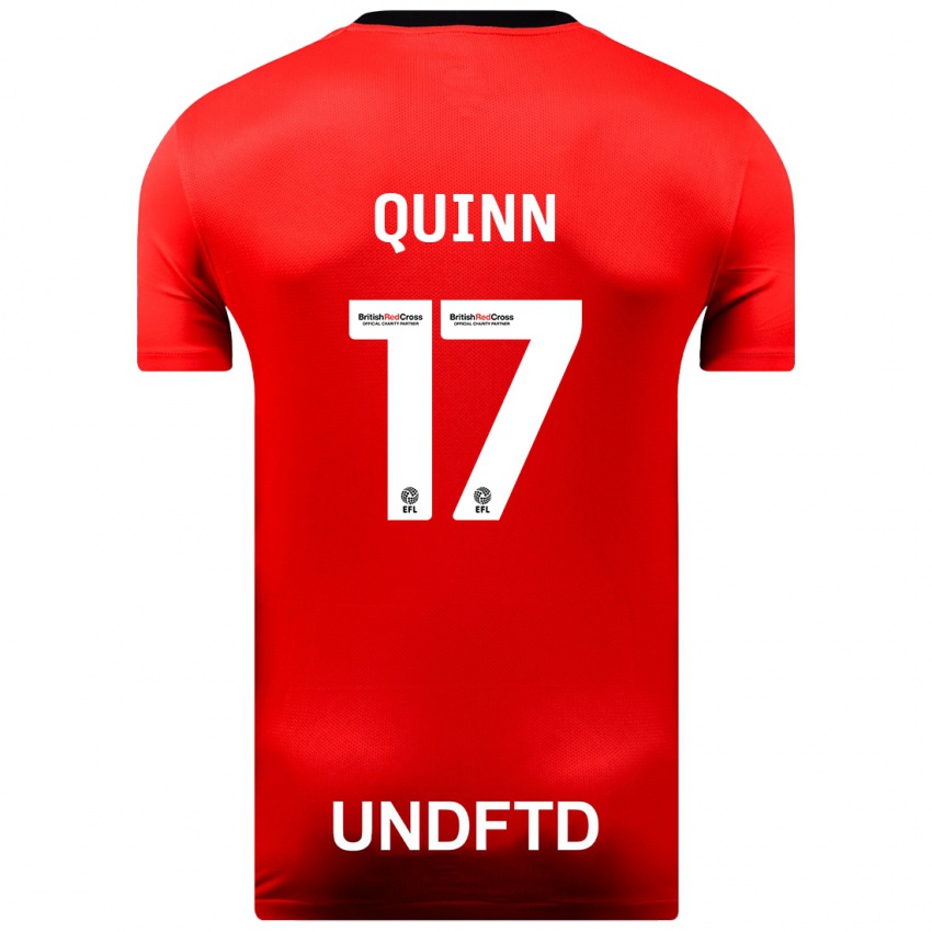 Kinder Lucy Quinn #17 Rot Auswärtstrikot Trikot 2023/24 T-Shirt Österreich