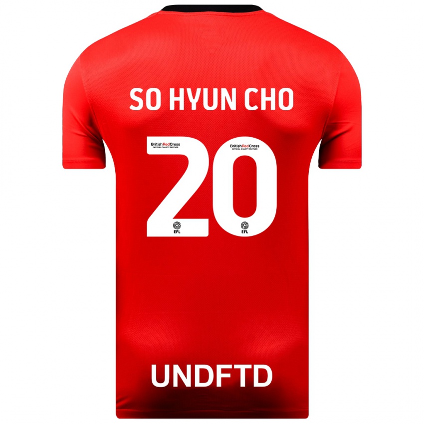Kinder Cho So-Hyun #20 Rot Auswärtstrikot Trikot 2023/24 T-Shirt Österreich