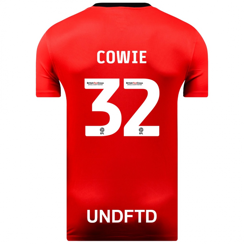 Kinder Abbie Cowie #32 Rot Auswärtstrikot Trikot 2023/24 T-Shirt Österreich