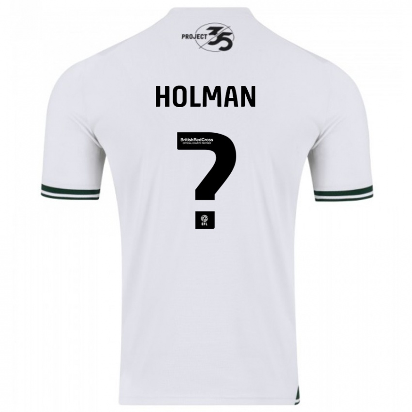 Kinder Daniel Holman #0 Weiß Auswärtstrikot Trikot 2023/24 T-Shirt Österreich