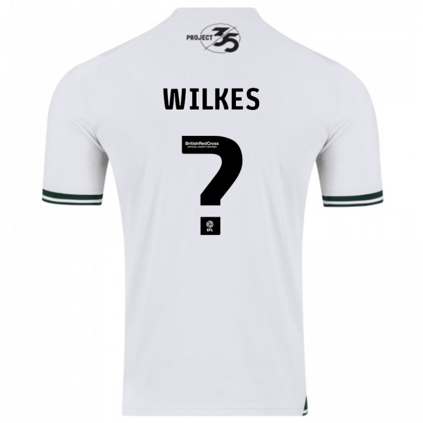 Kinder Finley Wilkes #0 Weiß Auswärtstrikot Trikot 2023/24 T-Shirt Österreich