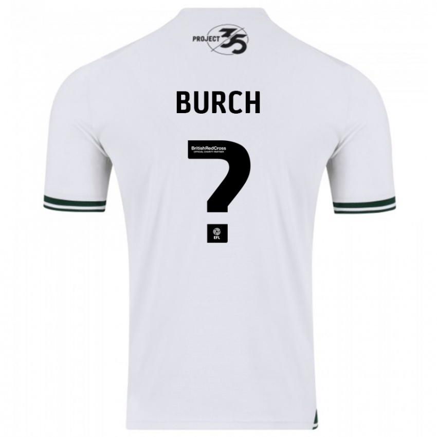 Kinder Kian Burch #0 Weiß Auswärtstrikot Trikot 2023/24 T-Shirt Österreich