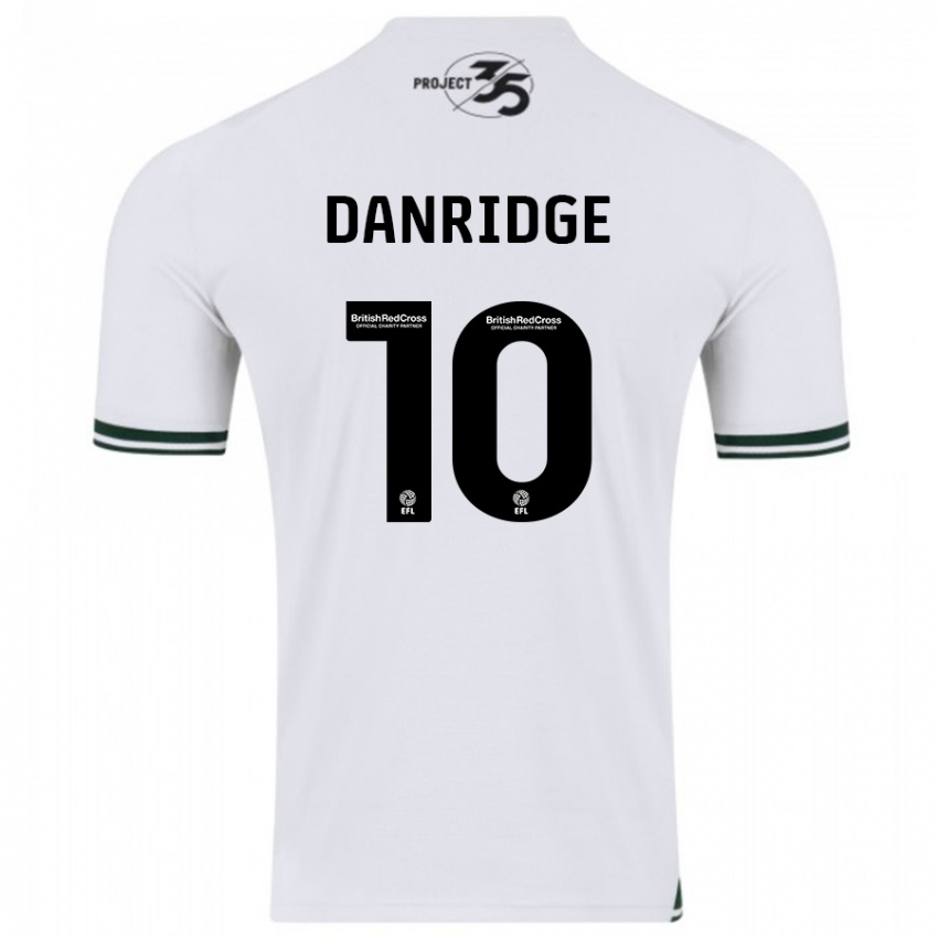 Kinder Rebecca Danridge #10 Weiß Auswärtstrikot Trikot 2023/24 T-Shirt Österreich