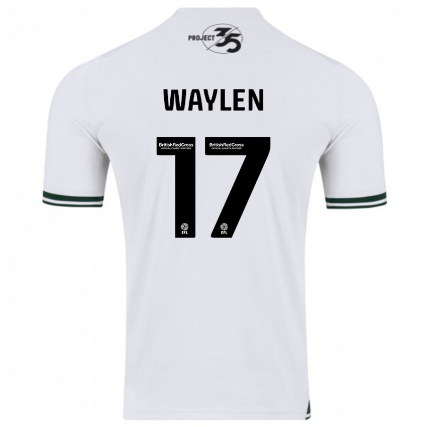 Kinder Libby Waylen #17 Weiß Auswärtstrikot Trikot 2023/24 T-Shirt Österreich