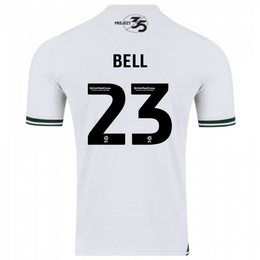 Kinder Katelyn Bell #23 Weiß Auswärtstrikot Trikot 2023/24 T-Shirt Österreich