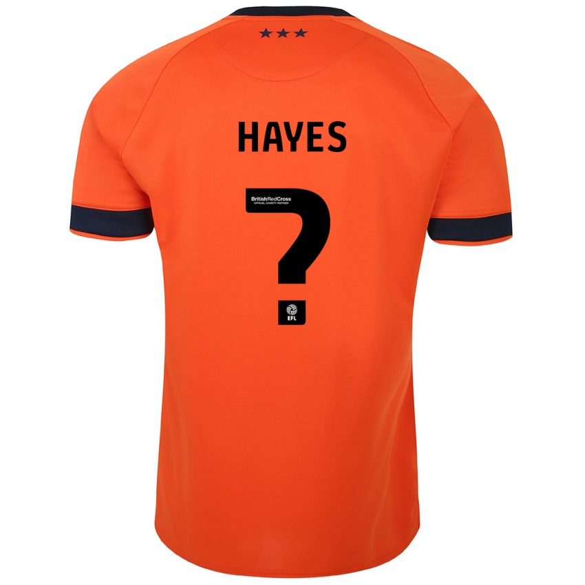 Kinder Nick Hayes #0 Orangefarben Auswärtstrikot Trikot 2023/24 T-Shirt Österreich