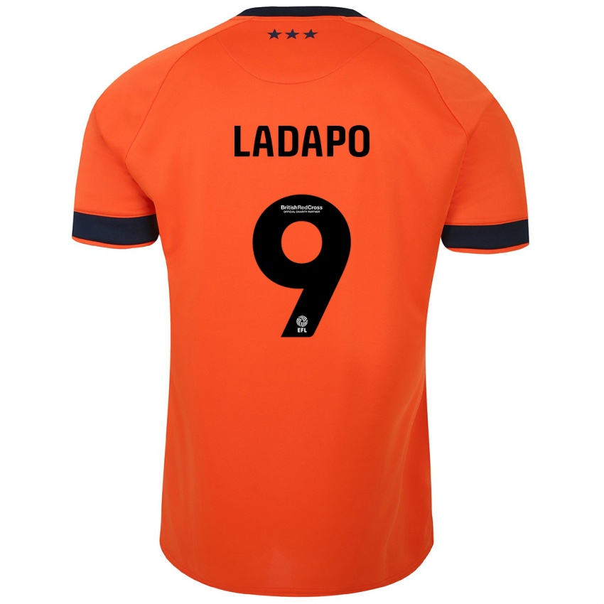 Kinder Freddie Ladapo #9 Orangefarben Auswärtstrikot Trikot 2023/24 T-Shirt Österreich