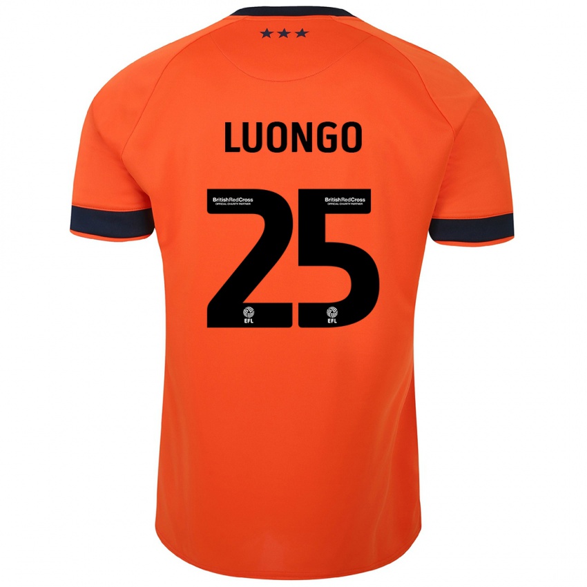 Kinder Massimo Luongo #25 Orangefarben Auswärtstrikot Trikot 2023/24 T-Shirt Österreich