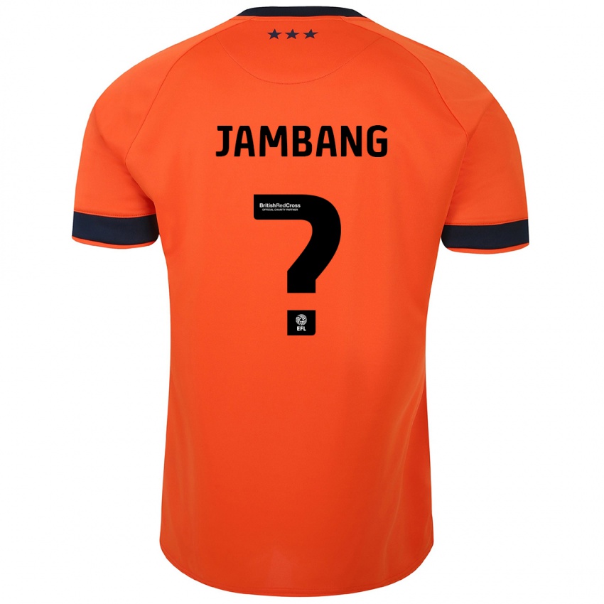 Kinder Ayyuba Jambang #0 Orangefarben Auswärtstrikot Trikot 2023/24 T-Shirt Österreich