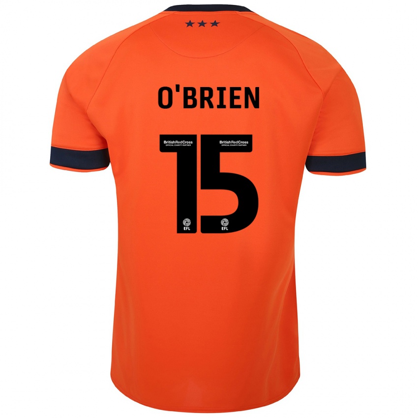 Kinder Lucy O'brien #15 Orangefarben Auswärtstrikot Trikot 2023/24 T-Shirt Österreich