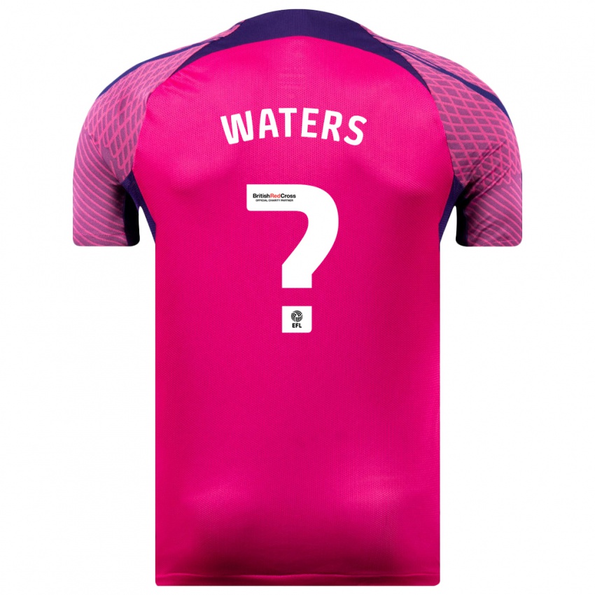 Kinder Jake Waters #0 Lila Auswärtstrikot Trikot 2023/24 T-Shirt Österreich