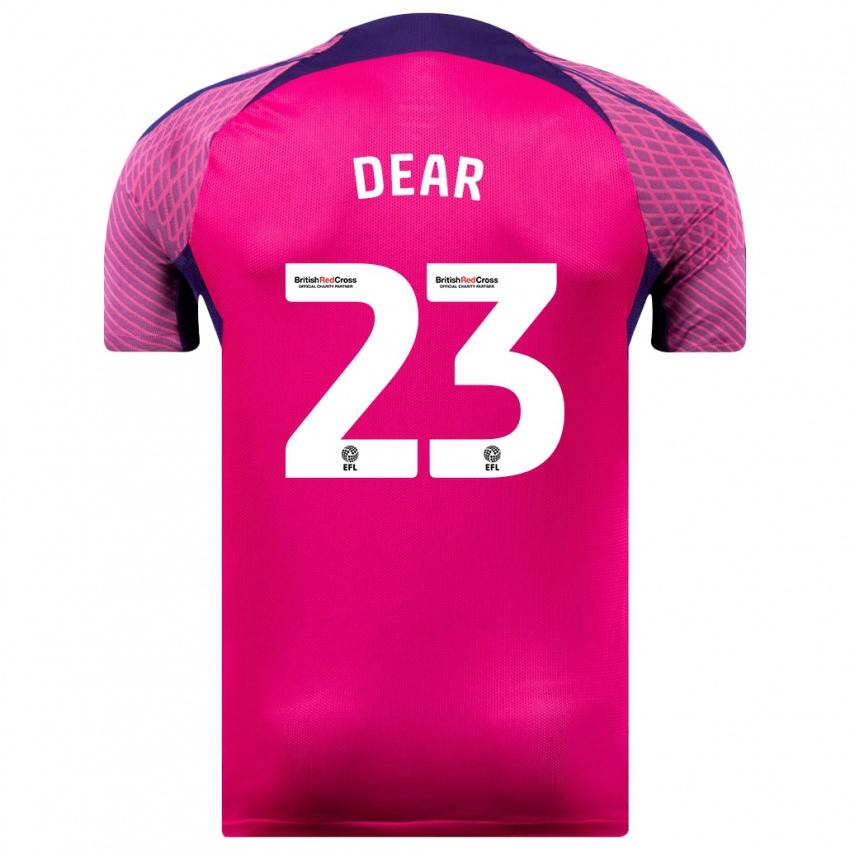 Kinder Jenna Dear #23 Lila Auswärtstrikot Trikot 2023/24 T-Shirt Österreich