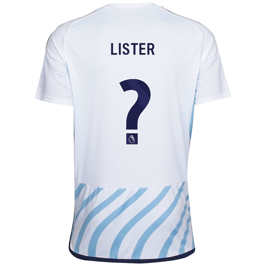 Kinder Henry Lister #0 Weiß Blau Auswärtstrikot Trikot 2023/24 T-Shirt Österreich