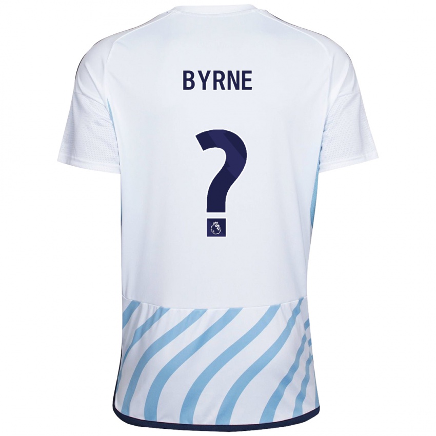 Kinder Shayne Byrne #0 Weiß Blau Auswärtstrikot Trikot 2023/24 T-Shirt Österreich