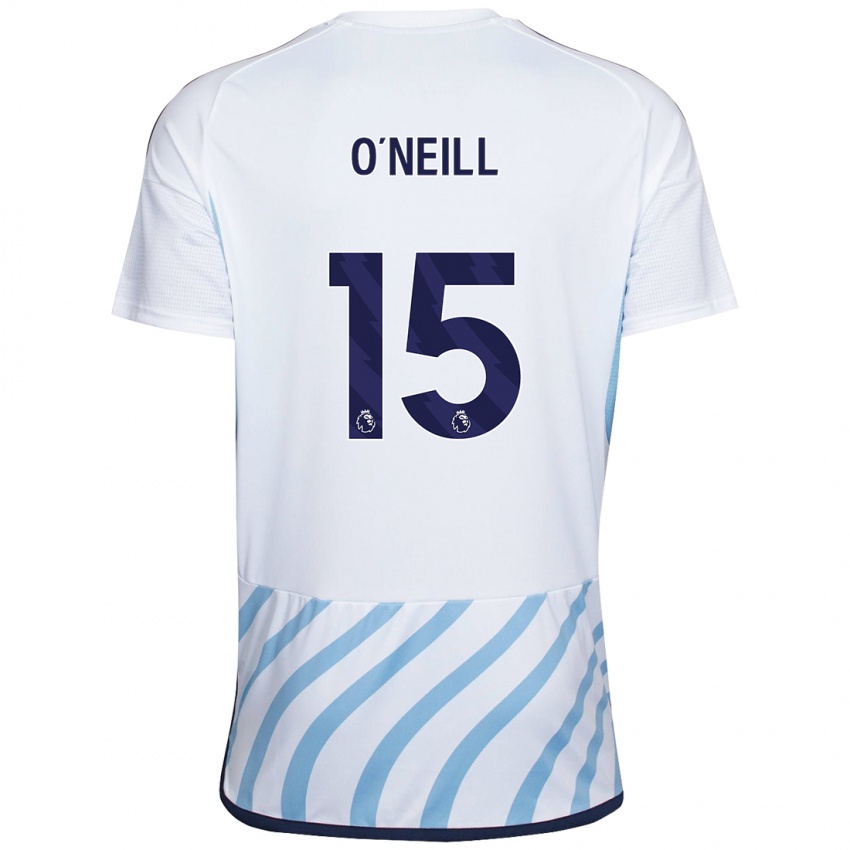 Kinder Laura-Jayne O'neill #15 Weiß Blau Auswärtstrikot Trikot 2023/24 T-Shirt Österreich