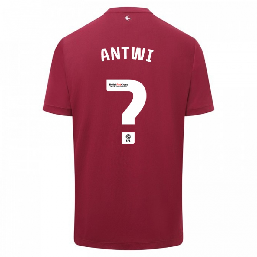 Kinder Cameron Antwi #0 Rot Auswärtstrikot Trikot 2023/24 T-Shirt Österreich