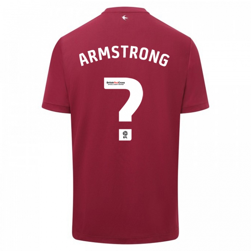 Kinder Luke Armstrong #0 Rot Auswärtstrikot Trikot 2023/24 T-Shirt Österreich