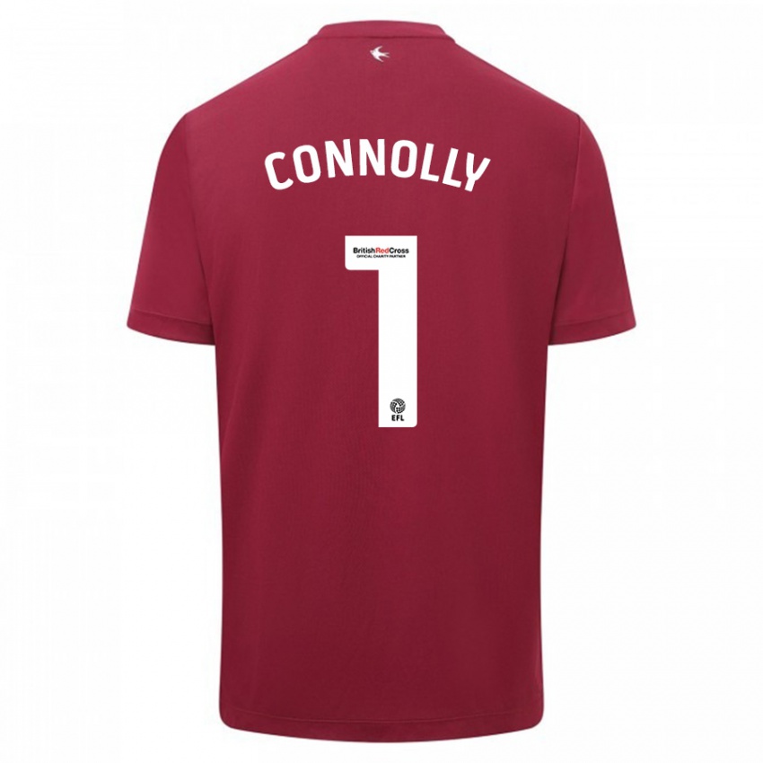 Kinder Daisy Connolly #1 Rot Auswärtstrikot Trikot 2023/24 T-Shirt Österreich